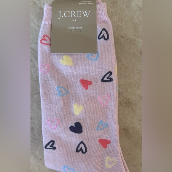 J. Crew Leopard Heart, Striped Trouser & Heart Trouser Socks - Picture 6 of 9